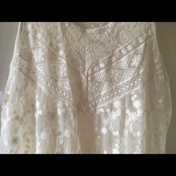 Express Sheer Lace Top - Picture 5 of 6